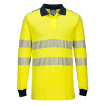 FR702 - PW3 Modaflame Knit Hi-Vis FR Long Sleeve Polo Shirt