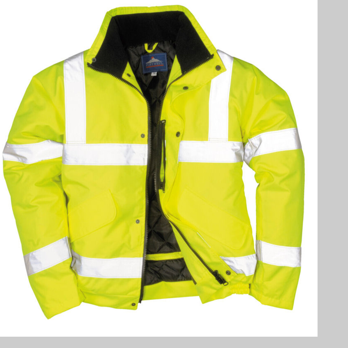 SA005 HI-VIS BOMBER JACKET FRONT